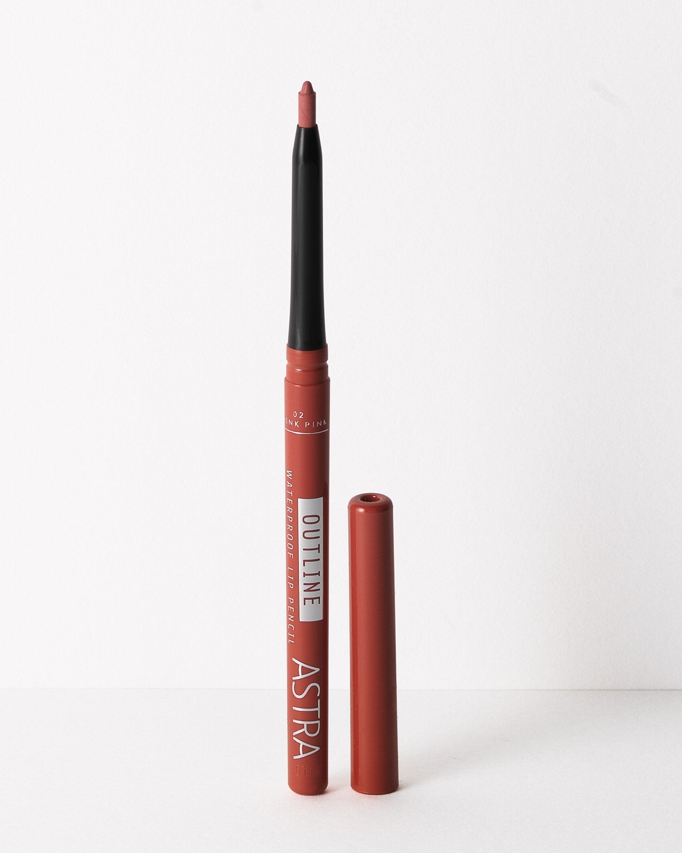 OUTLINE WATERPROOF LIP PENCIL - 02 - Think Pink - Astra Make-Up
