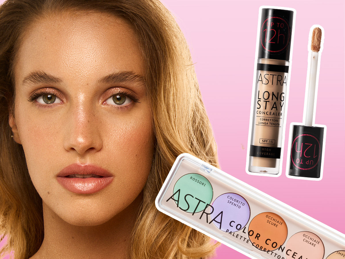 Come capire il colore del correttore online: guida per occhiaie, macchie e inestetismi - Astra Make-Up