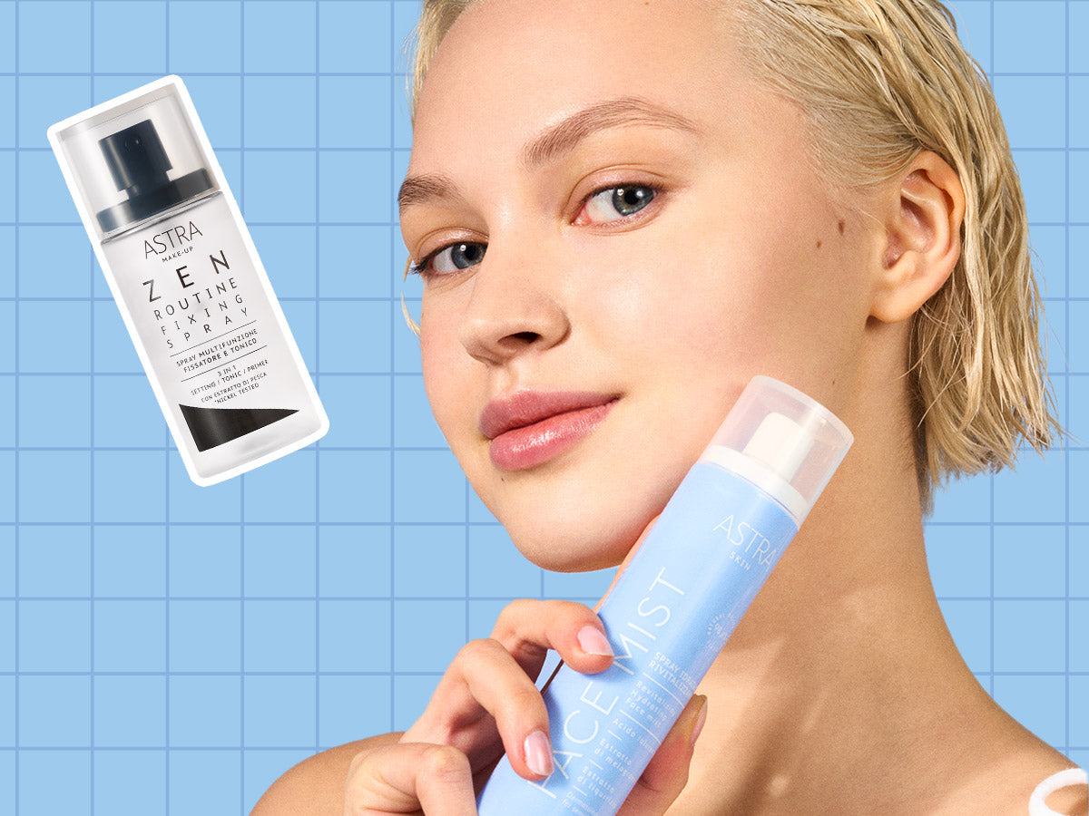 Rinfresca la tua glow routine: guida agli spray viso - Astra Make-Up