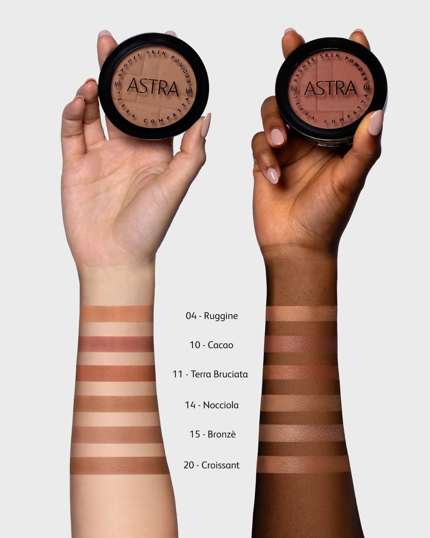 BRONZE SKIN POWDER - 11 - Terra Bruciata - Astra Make-Up