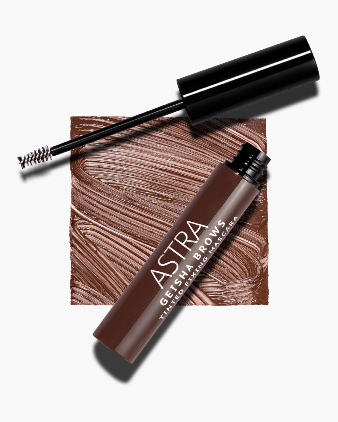 GEISHA BROWS TINTED FIXING MASCARA - 02 - Auburn - Tinted Fixing Mascara - Astra Make-Up