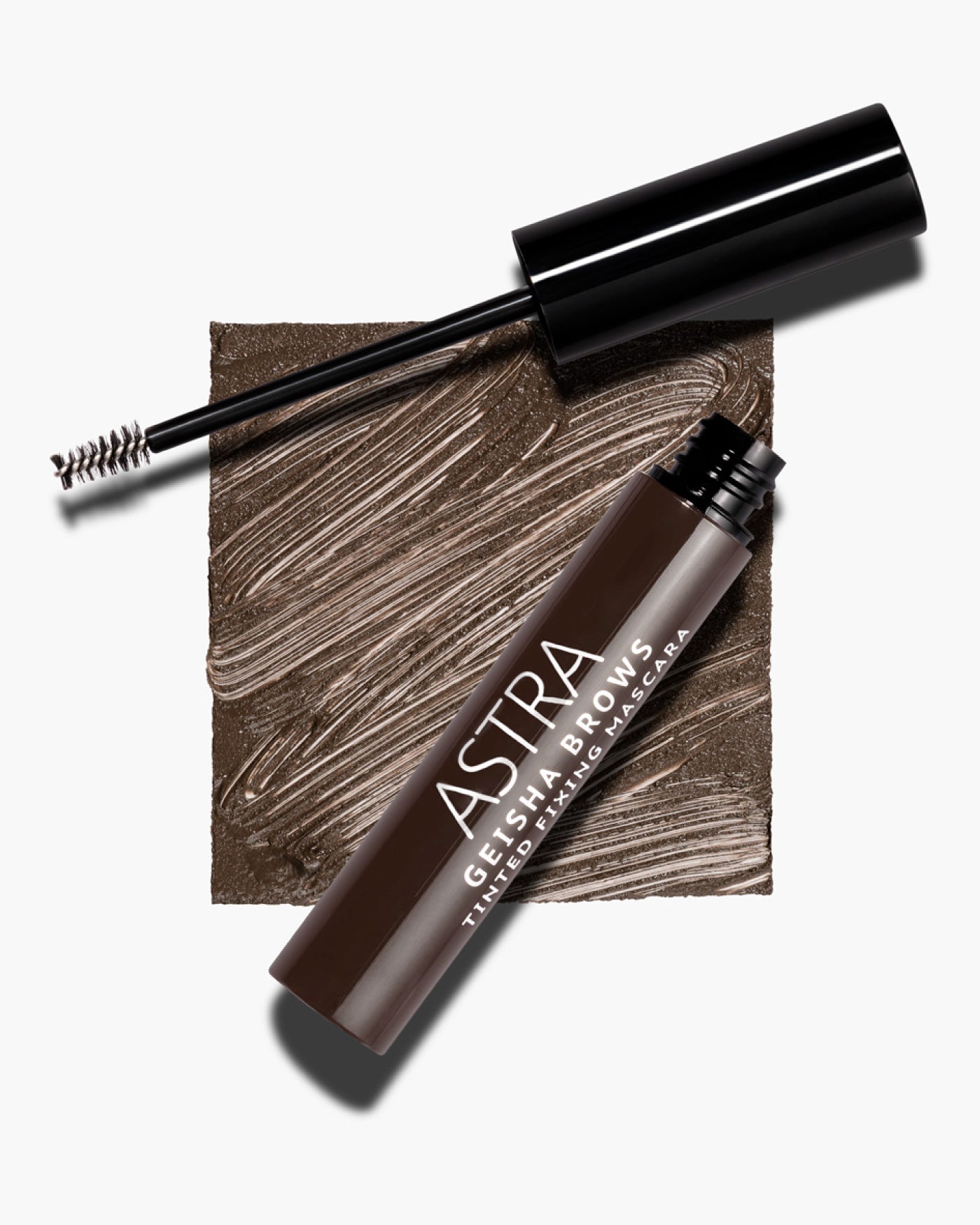 GEISHA BROWS TINTED FIXING MASCARA - 03 - Brown - Tinted Fixing Mascara - Astra Make-Up