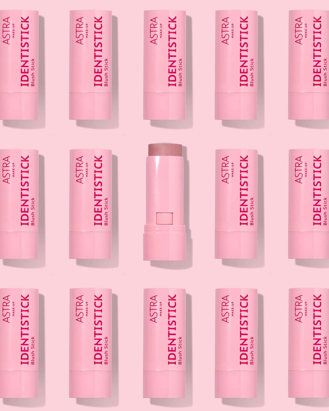 IDENTISTICK BLUSH STICK - 02 - Pink Profile - Astra Make-Up