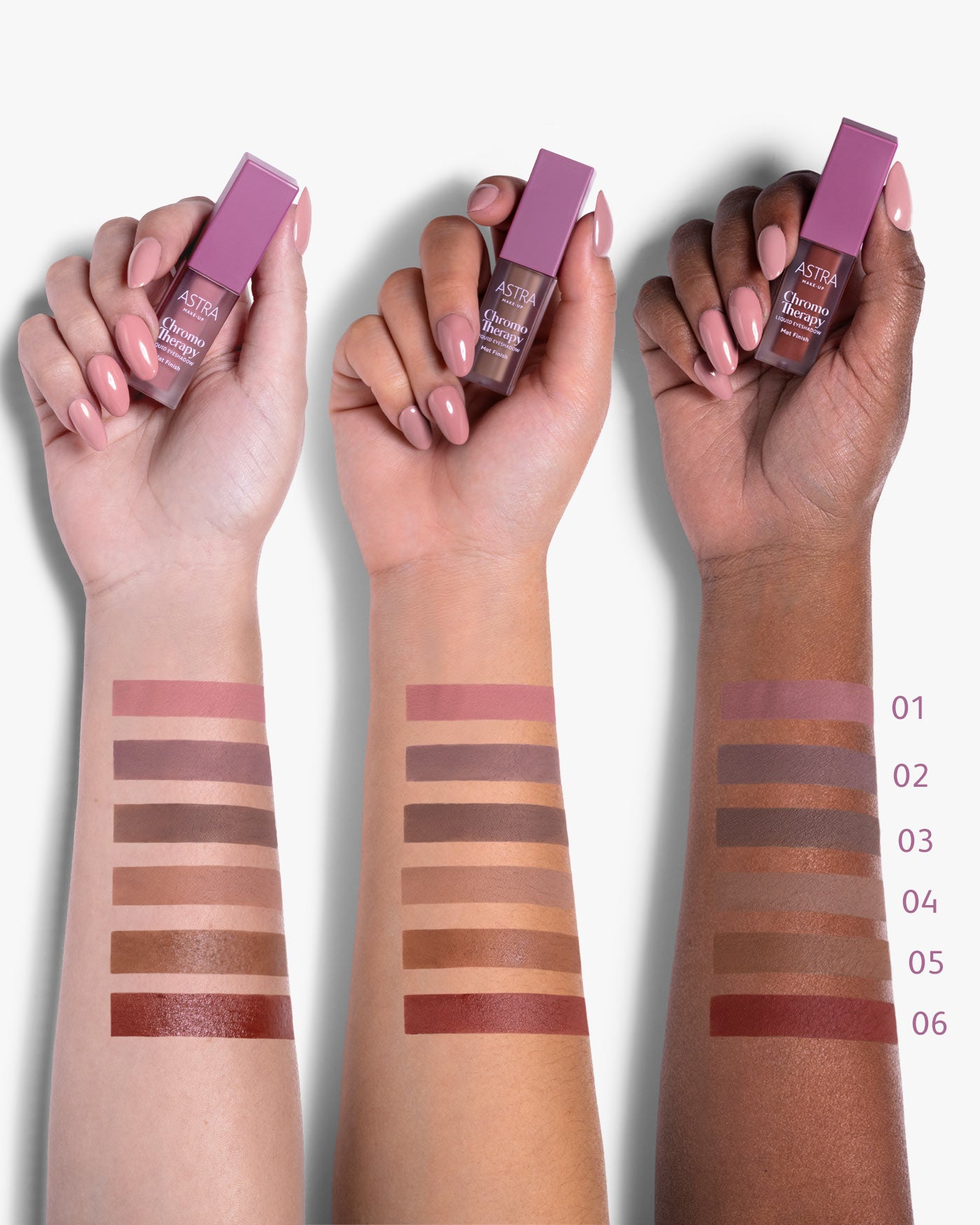 CHROMO THERAPY LIQUID EYESHADOW MAT FINISH - 04 - Candy Catalyst - Astra Make-Up