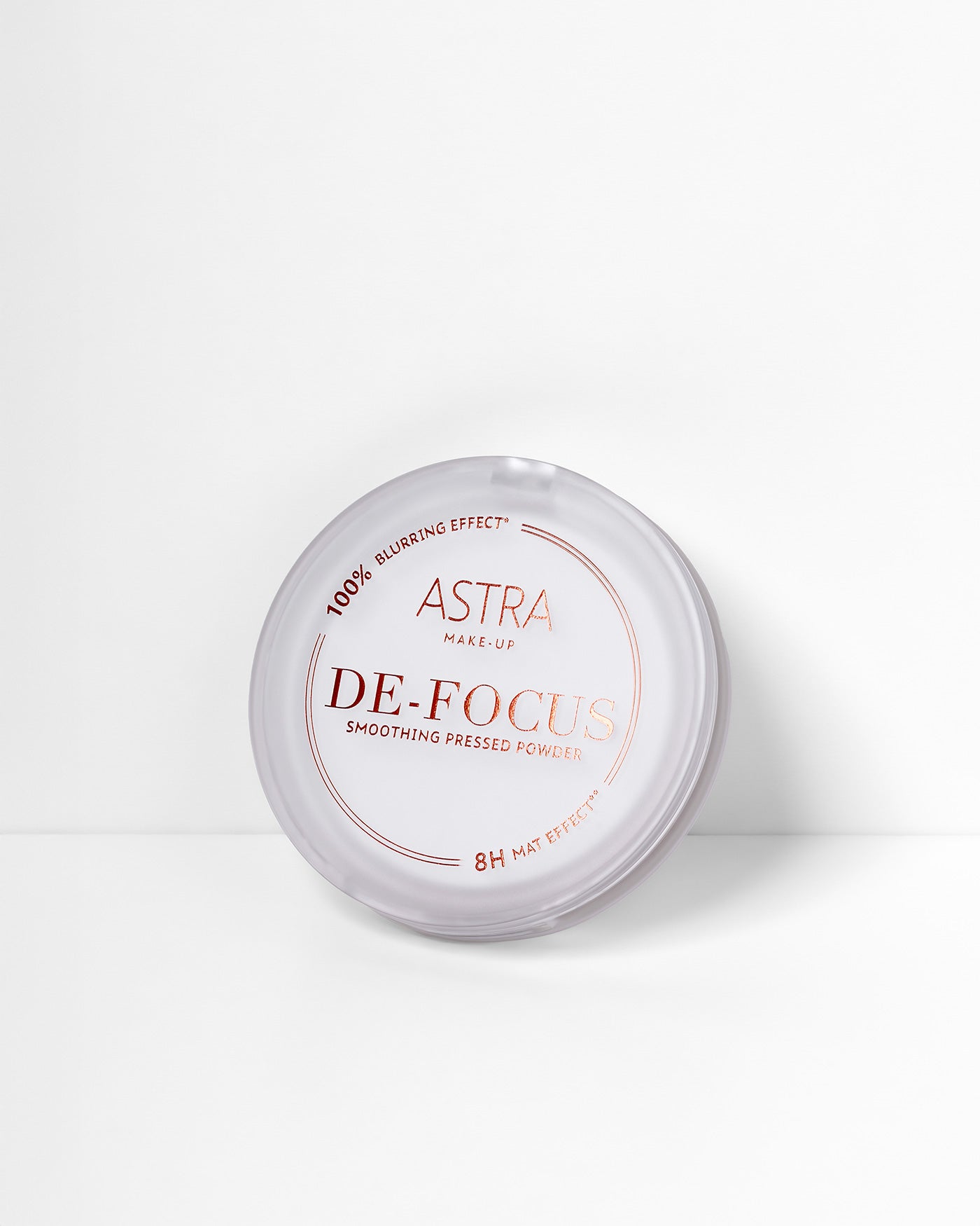 DE-FOCUS SMOOTHING PRESSED POWDER - 01 - Translucent Blur - Astra Make-Up