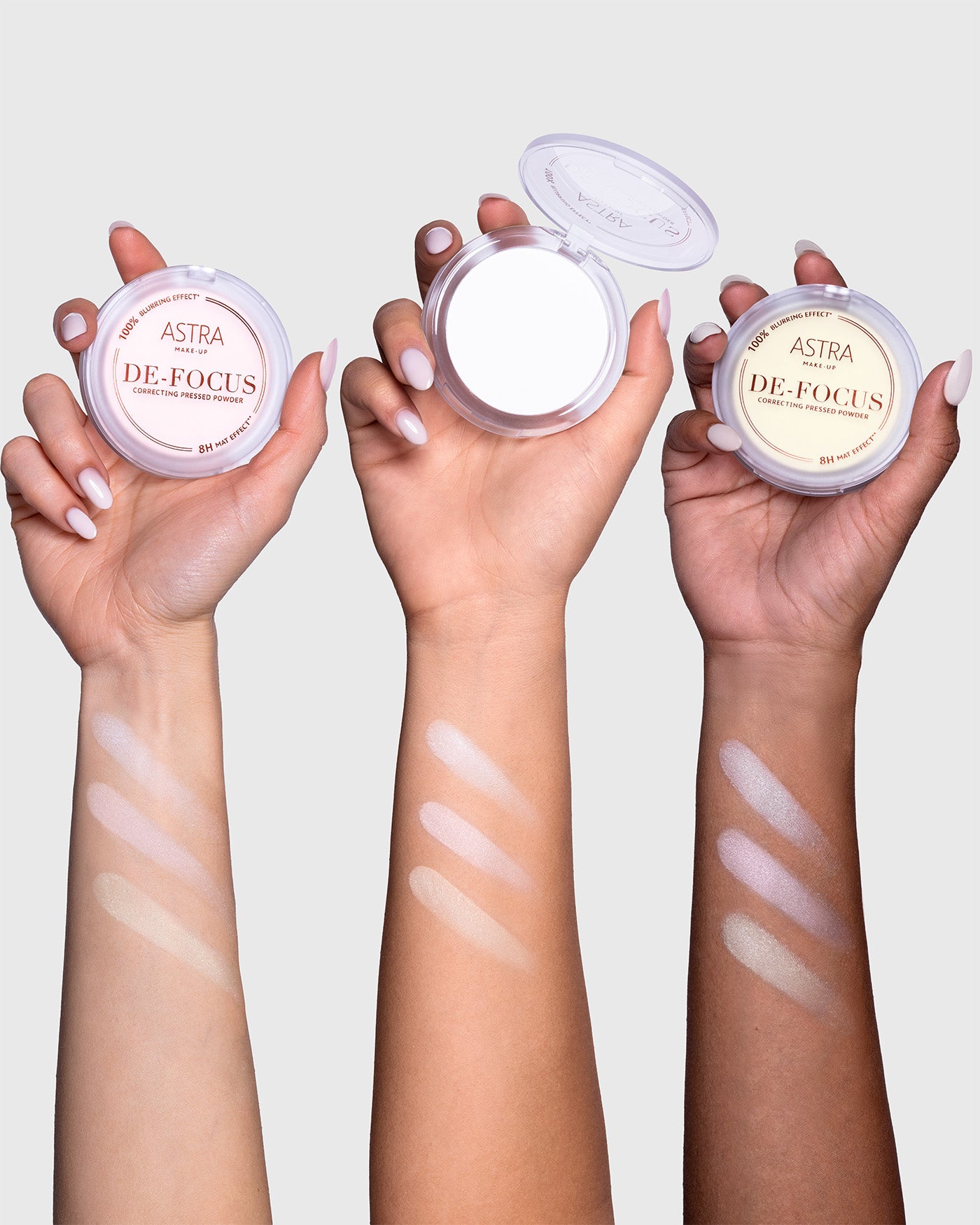 DE-FOCUS SMOOTHING PRESSED POWDER - 03 - Yellow Filter - Astra Make-Up