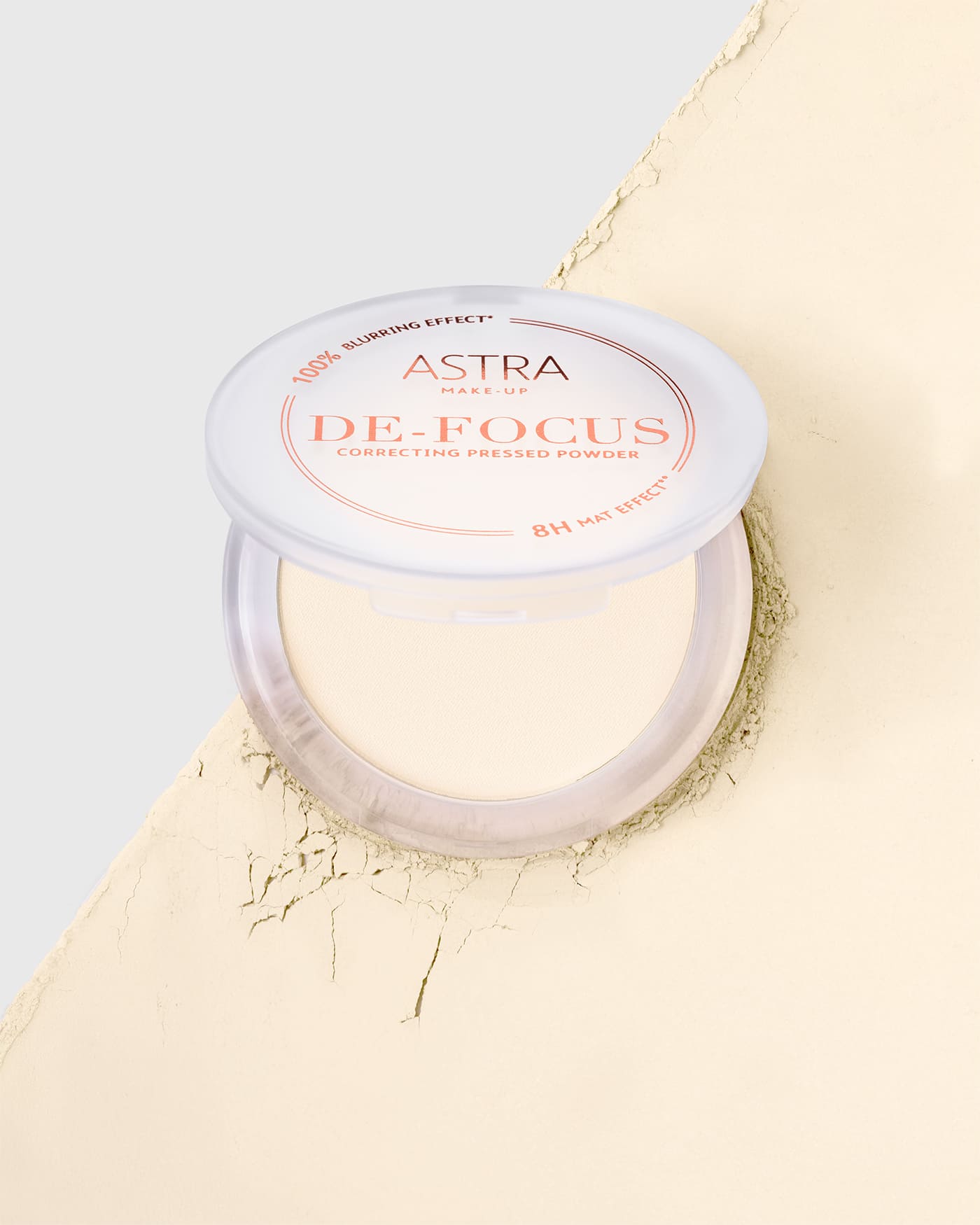 DE-FOCUS SMOOTHING PRESSED POWDER - 03 - Yellow Filter - Astra Make-Up