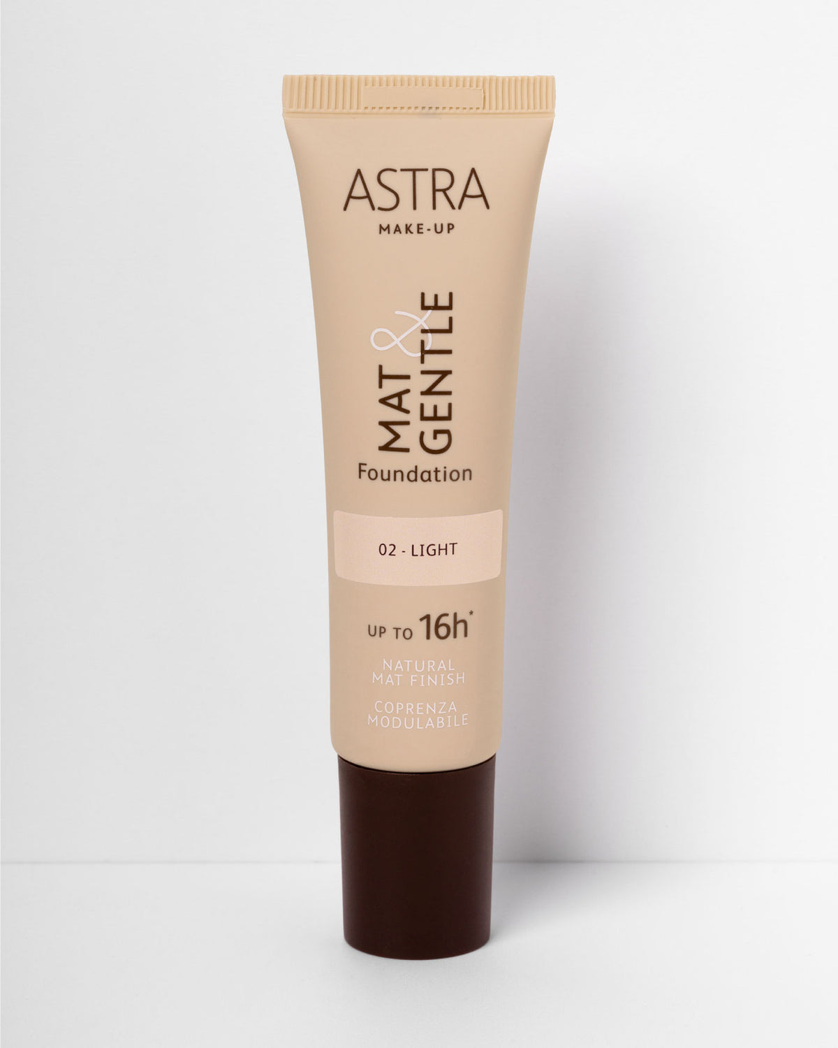 MAT&GENTLE FOUNDATION - 02 - Light (M&G) - Astra Make-Up