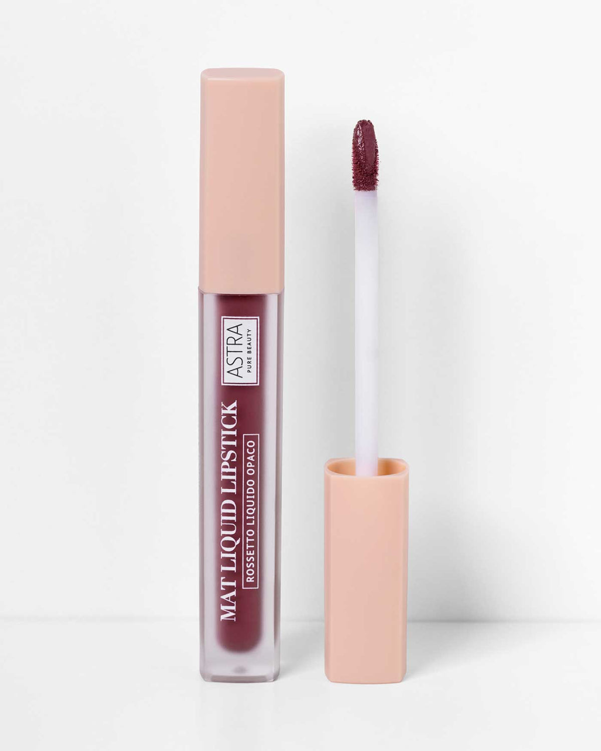 PURE BEAUTY MAT LIQUID LIPSTICK - 05 - Merlot - Astra Make-Up