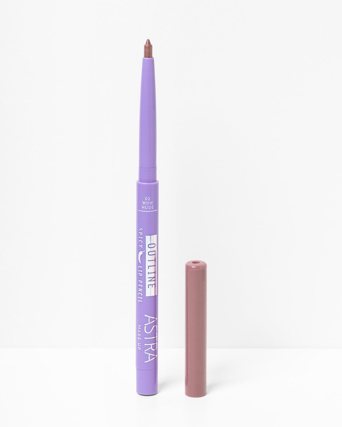OUTLINE SPICY LIP PENCIL - 02 - Wow Nude - Astra Make-Up