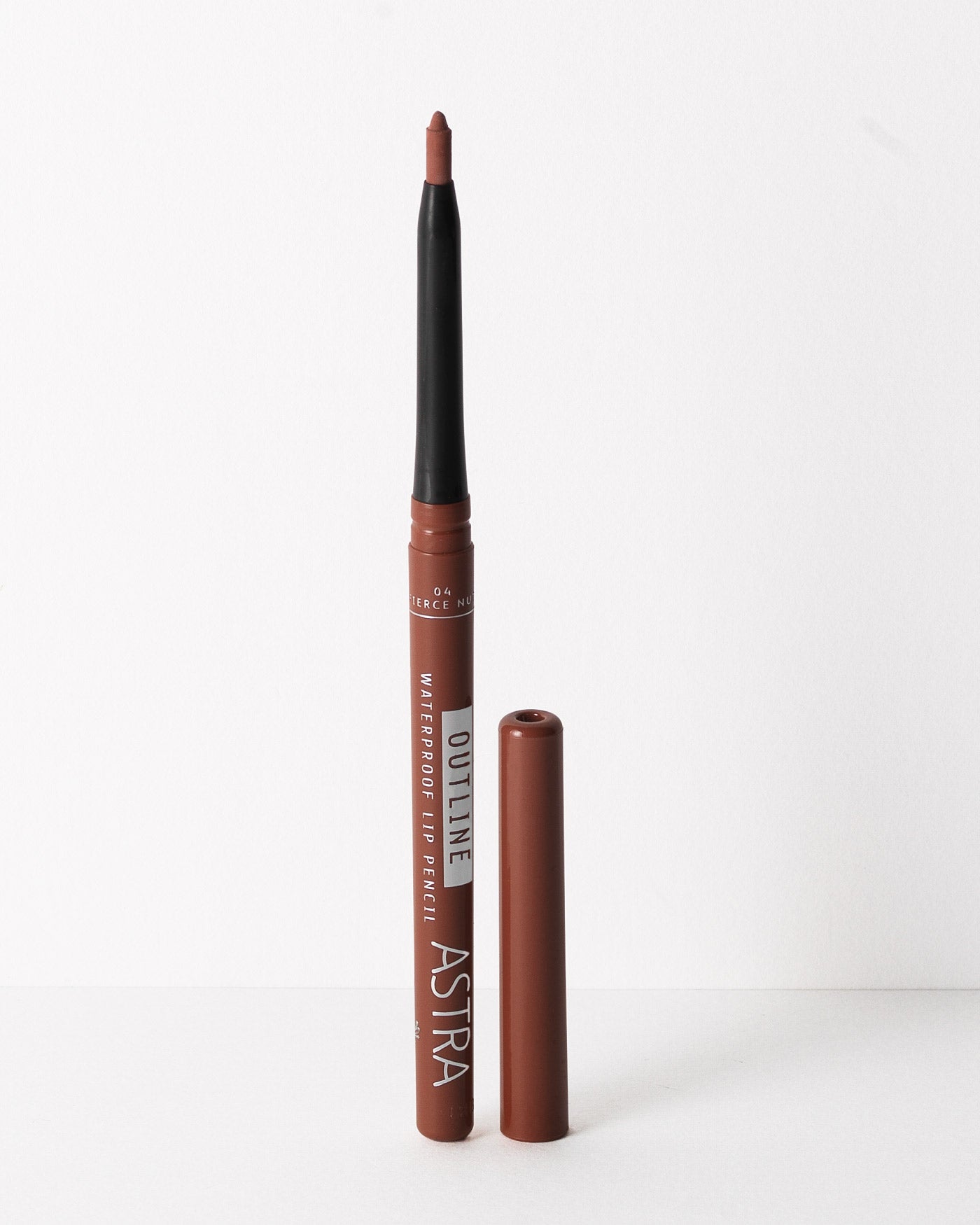 OUTLINE WATERPROOF LIP PENCIL - 04 - Fierce Nut - Astra Make-Up