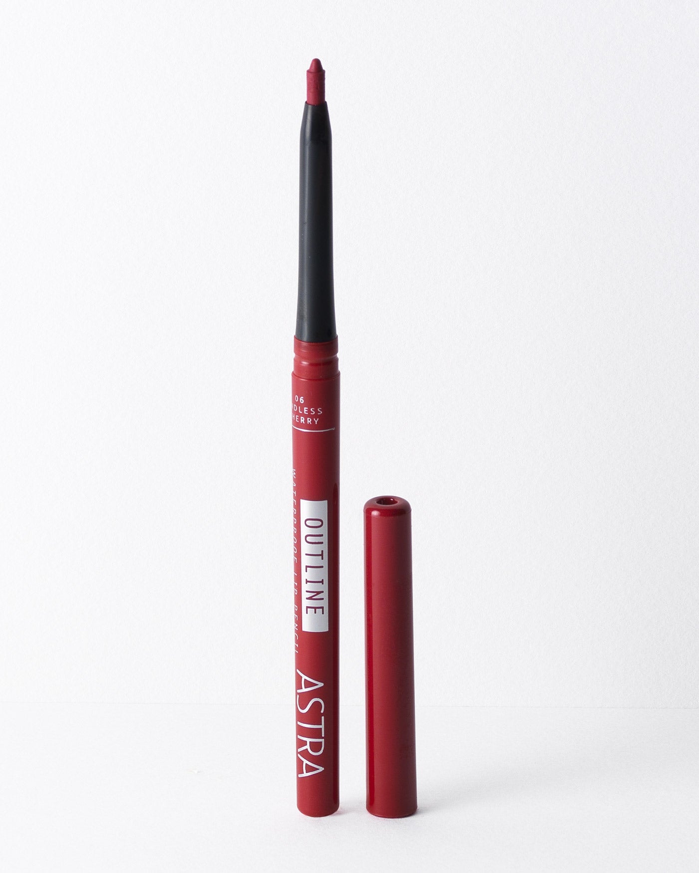 OUTLINE WATERPROOF LIP PENCIL - 06 - Endless Cherry - Astra Make-Up