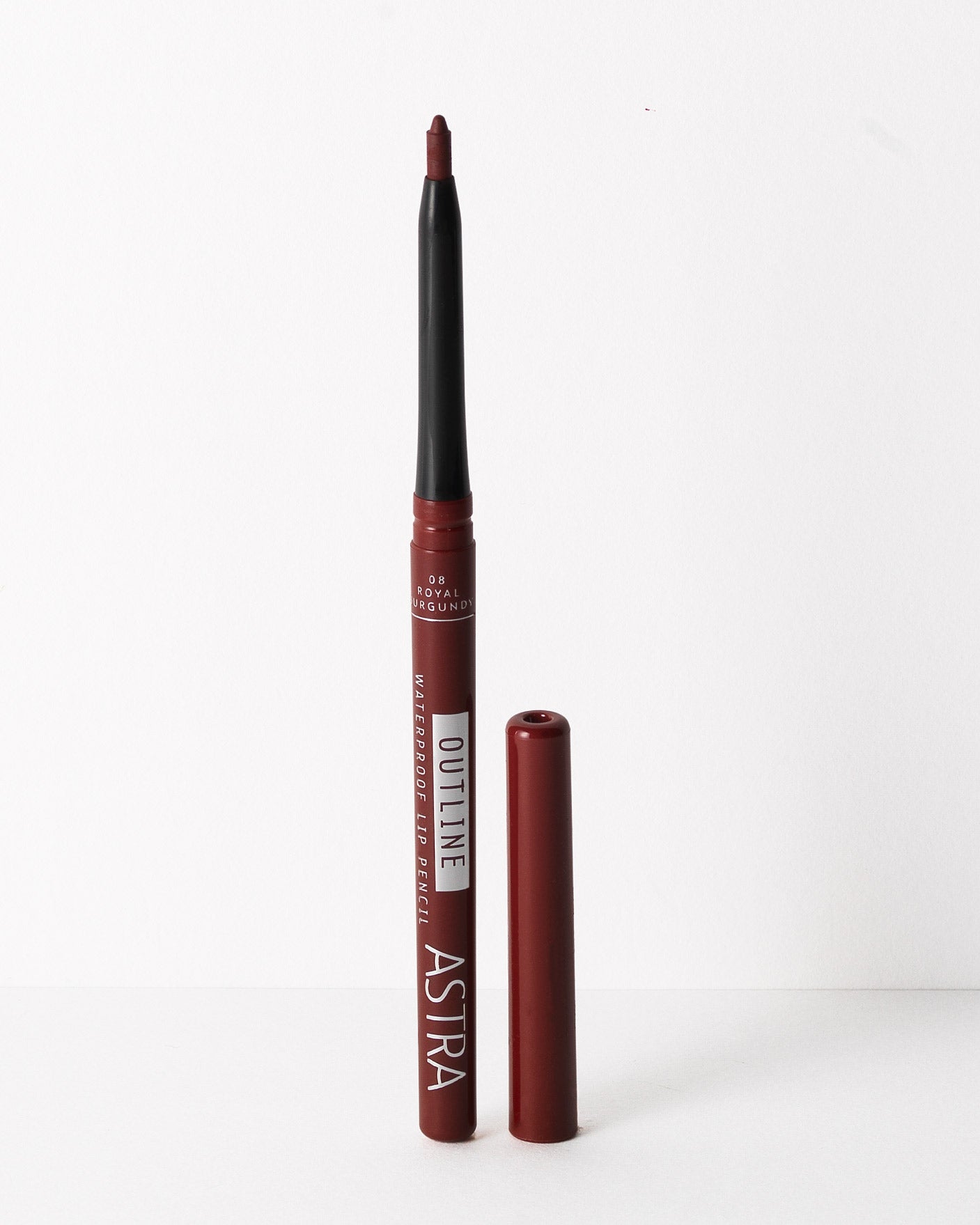 OUTLINE WATERPROOF LIP PENCIL - 08 - Royal Burgundy - Astra Make-Up