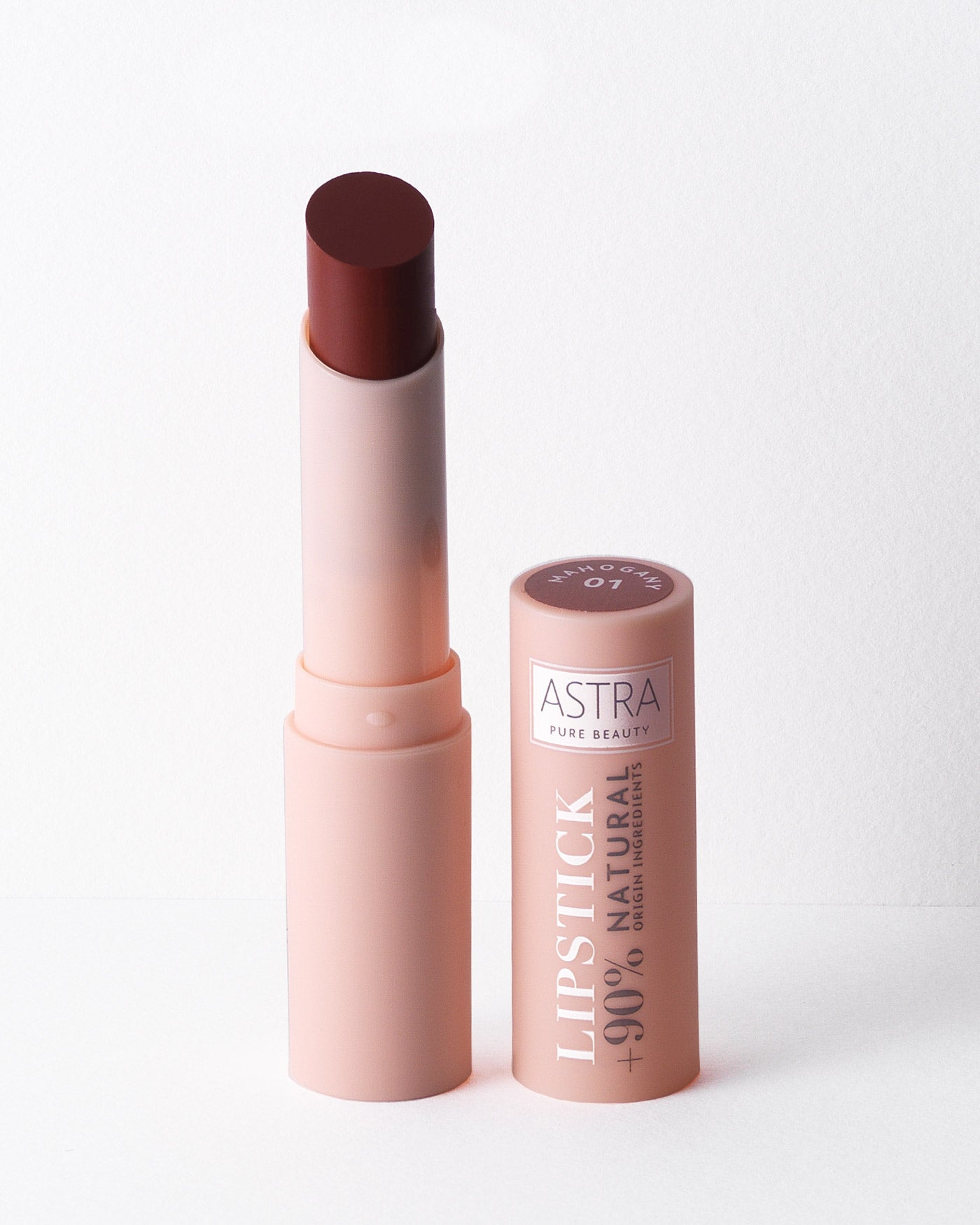 PURE BEAUTY LIPSTICK - 01 - Mahogany - Astra Make-Up